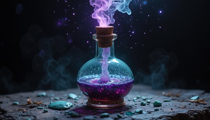 Free Cosmic Potion Magic Image - Potion, Pixel, Art | Download at StockCake