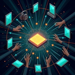 Free Connected Digital Universe Image - Technology, Digital, Circuit ...