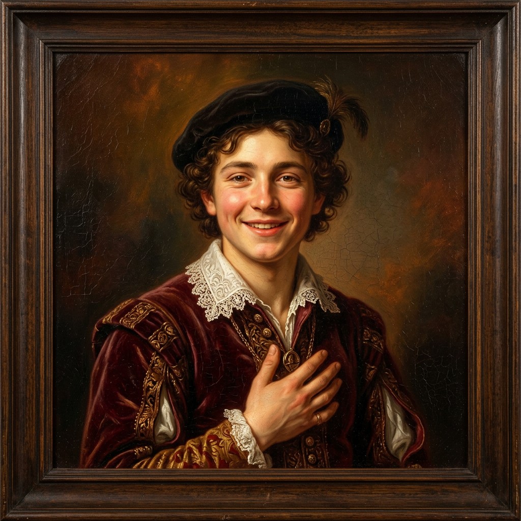 Free Smiling Renaissance Companion Image - Portrait, Renaissance ...