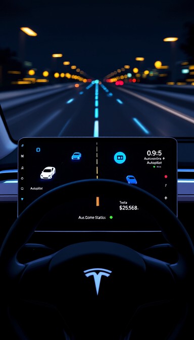 Tesla Autopilot Visualization Free Tesla Pixel Dashboard Image - Tesla, Pixel, Art | Download at ...