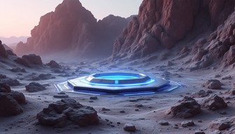 Free Alien Base Glows Image - Futuristic, Alien, Geometric | Download ...