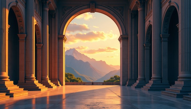 Free Classical Mountain Gateway Image | Download at StockCake