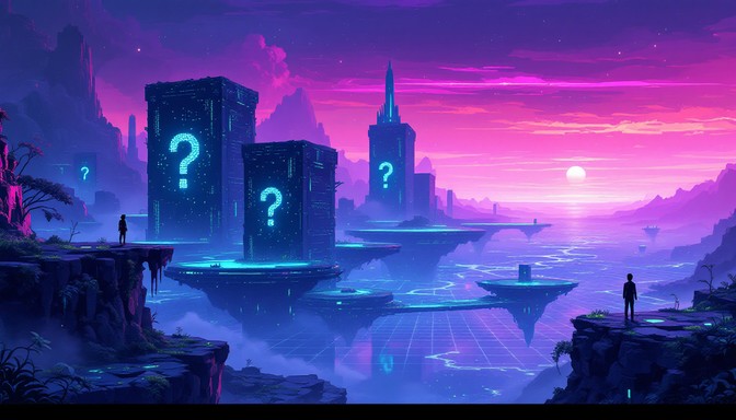 Free Digital Mystery Landscape Image - Pixel, Cyberpunk, Neon ...