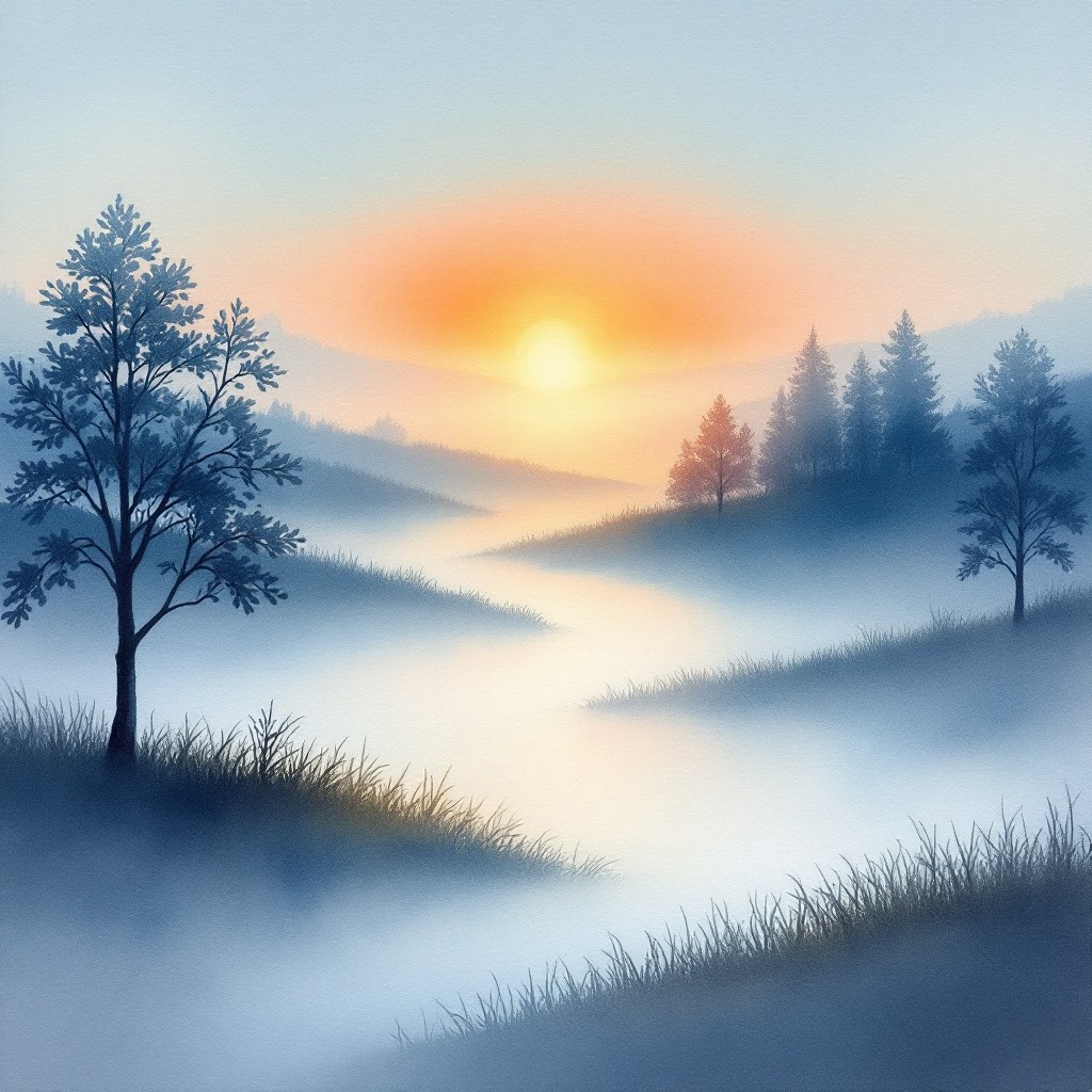 Free Misty Mountain Dawn Image - Sunrise, Misty, Fog | Download at ...