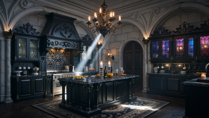 Free Gothic Kitchen Grandeur Image - Gothic, Kitchen, Luxury | Download ...