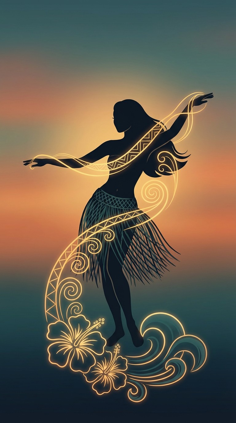 Free Graceful Hula Silhouette Image - Hula, Dancer, Hawaiian | Download ...