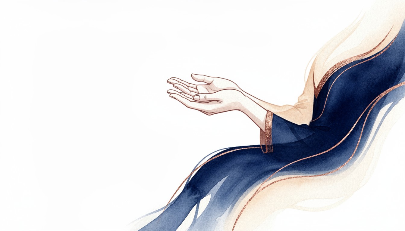 Free Graceful Offering Gesture Image - Watercolor, Hands, Gesture ...