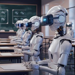 Robot Vr Tutorial Free Robots Wearing VR Image - Robots, Technology, Vr | Download at ...
