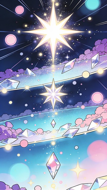 Free Celestial Anime Lights Image - Anime, Manga, Sparkles | Download ...