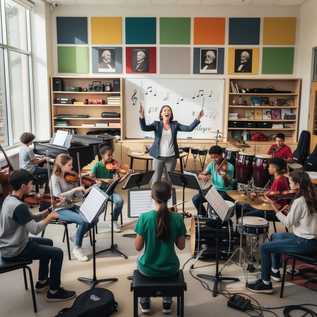 Free Music Classroom Harmony Image - Music, Classroom, Teacher ...