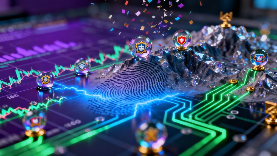 Digitrade Running Free Digital Trading Fusion Image - Trading, Gamified, Circuit ...