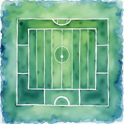 Level Playing Field Abstract Free Geometric Sports Abstract Image - Watercolor, Sports, Field ...