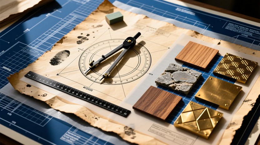 Free Blueprint Design Elements Image | Download at StockCake