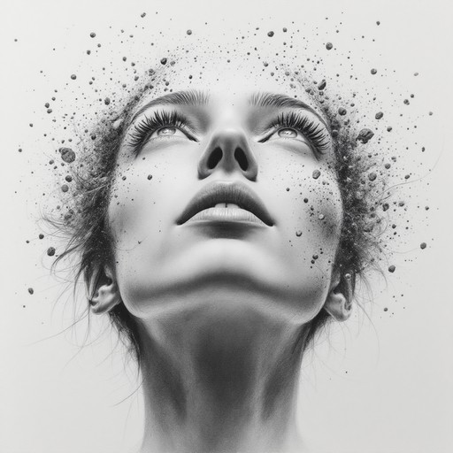 Graphite Distortion Face Free Deconstructed Anatomical Portrait Image - Graphite, Anatomy ...