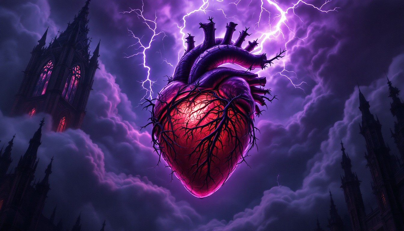 Free Gothic Heart Storm Image - Gothic, Heart, Lightning | Download at ...