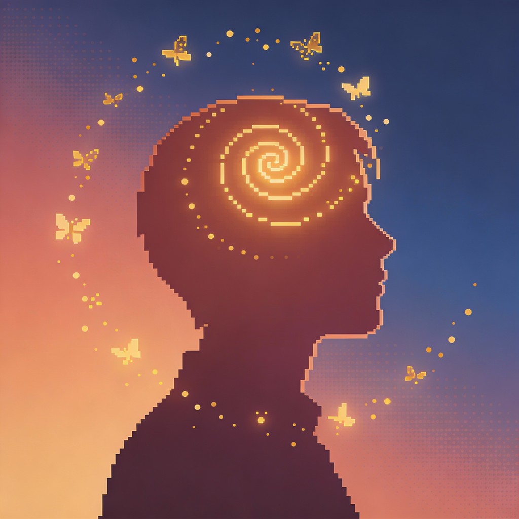 Free Thoughts Taking Flight Image - Illustration, Digital, Pixel ...