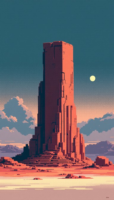 Free Ancient Pixel Monument Image - Pixel, Monolith, Tower | Download ...