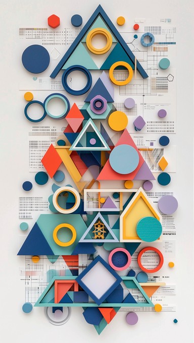 Free Colorful Geometric Shapes Image - Colorful, Geometric, Abstract ...