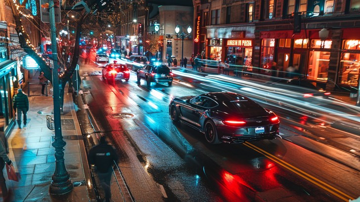 Free Bustling City Night Image - City, Night, Lights | Download at ...