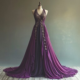 Free Elegant Purple Gown Image - Purple, Gown, Elegant | Download at ...
