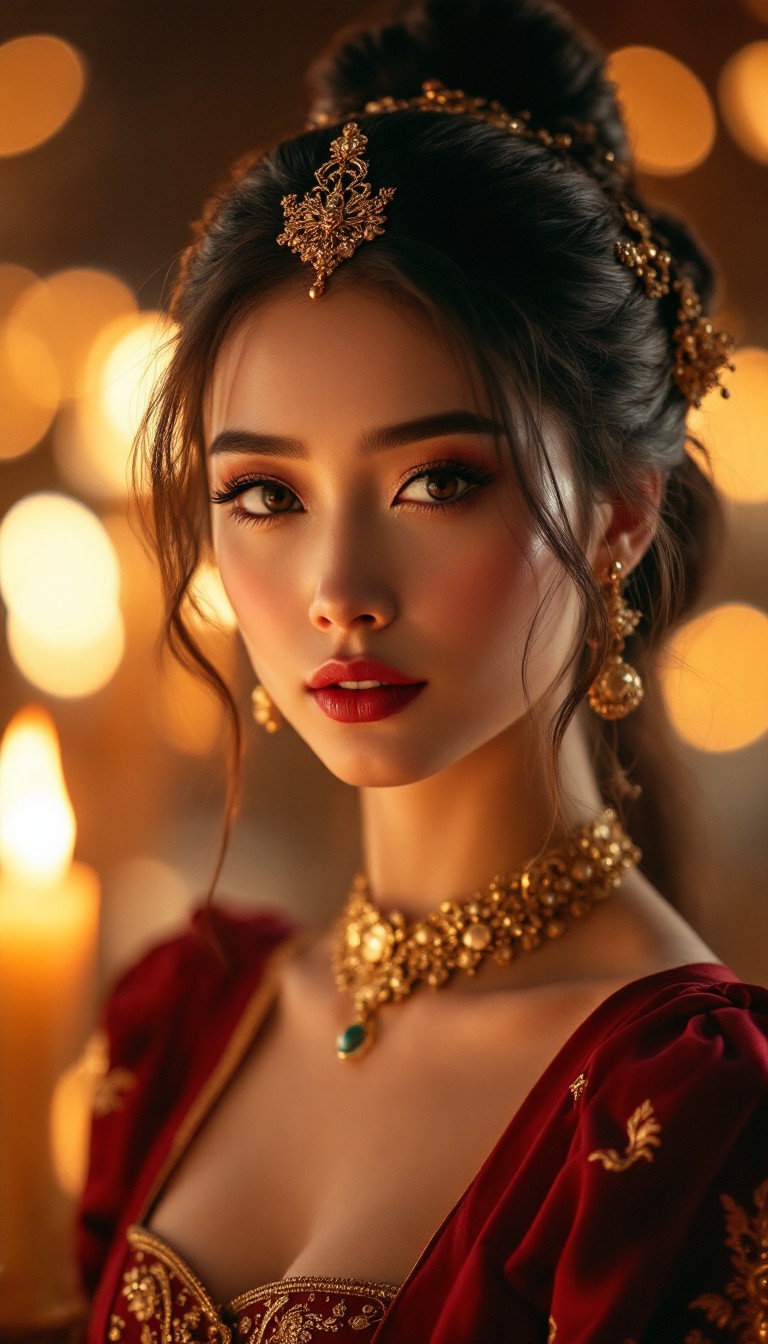 Free Regal Ceremonial Elegance Image - Woman, Portrait, Ceremonial ...