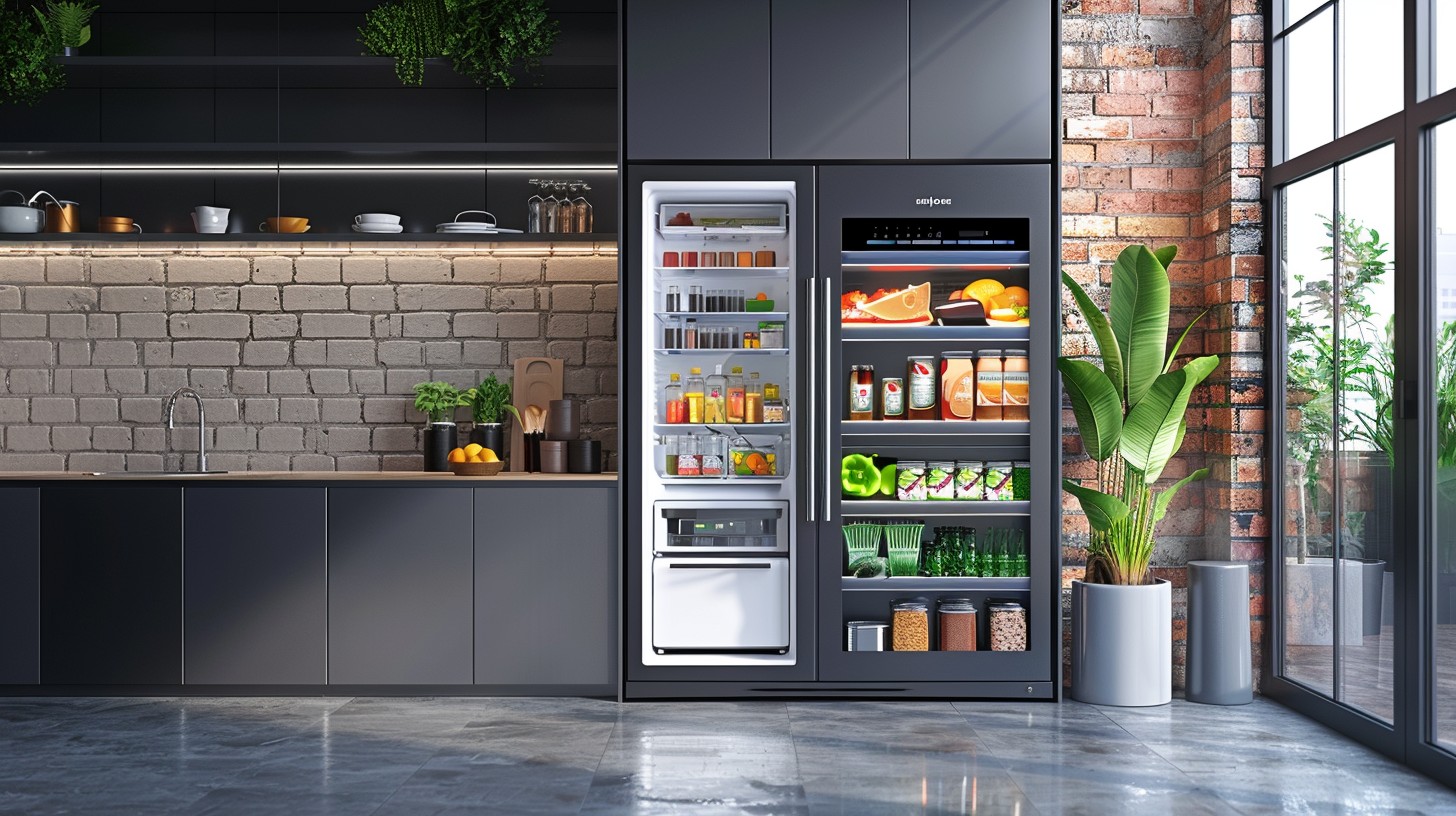 Free Modern stocked fridge Image - Kitchen, Modern, Fridge | Download ...