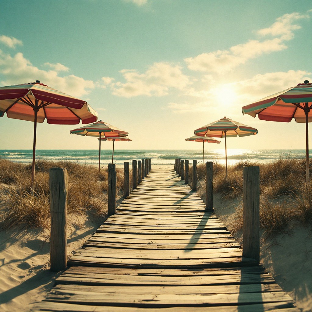 Free Sunset Beach Pathway Image - Beach, Boardwalk, Sunset | Download ...