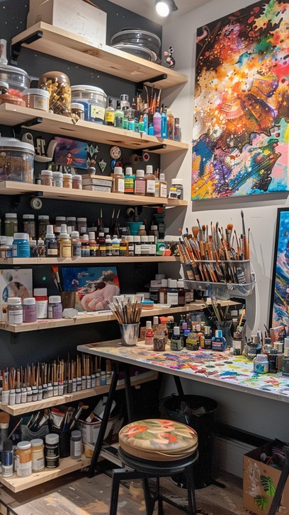 Free Artist's Creative Corner Image - Art, Creativity, Studio ...