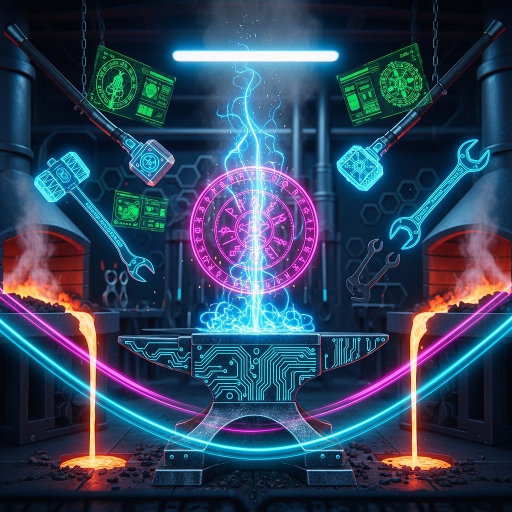 Free Neon Smithy Magic Photo - Cyberpunk, Futuristic, Neon | Download ...