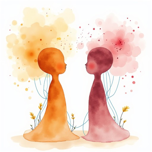 Thread Connection Soul Free Watercolor Soul Connection Image - Watercolor, Abstract, Floral ...