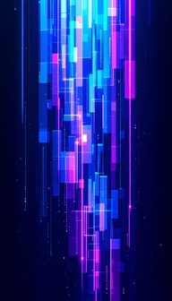 Free Digital Neon Cascade Image - Cyberpunk, Digital, Neon | Download ...