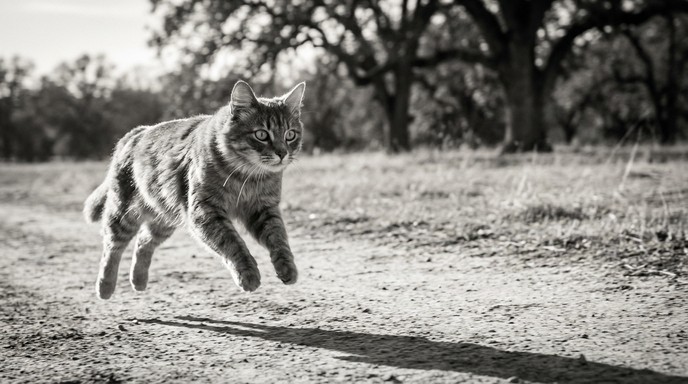 Cats In Motion Free Feline Athletic Motion Image - Cat, Feline, Sprint | Download at ...