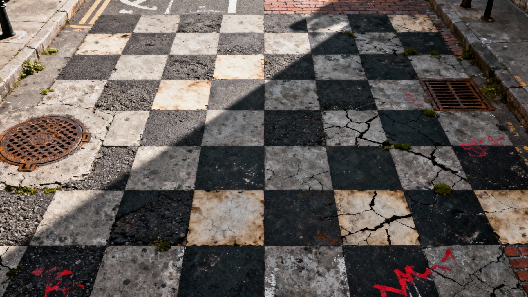 Free Urban Chess Pavement Image - Checkerboard, Pavement, Urban ...