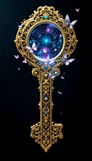 Free Celestial Gateway Key Image - Key, Wings, Gothic | Download at ...