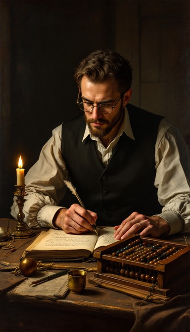 Free Vintage Bookkeeper Portrait Image - Accountant, Bookkeeper ...