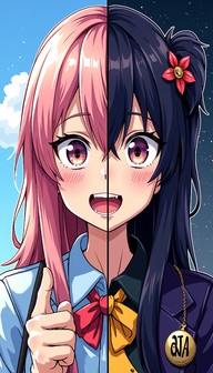 Split Identity Serial Free Split Anime Identity Image - Anime, Manga, Duality | Download at ...