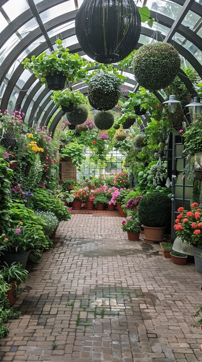 Download Lush greenhouse interior Image - Greenhouse, Plants, Flowers ...