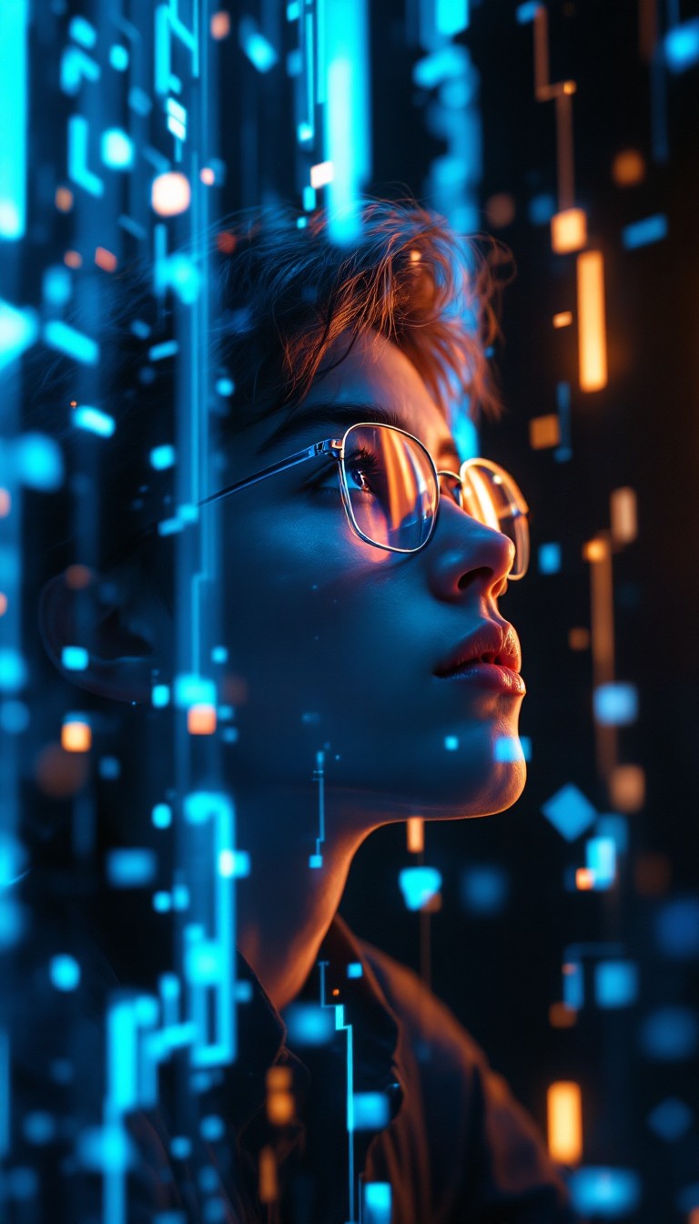 Free Digital Night Profile Image - Cyberpunk, Neon, Futuristic ...