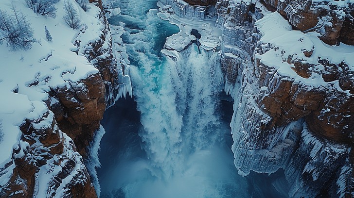 Free Frozen Waterfall View Image - Frozen, Waterfall, Winter | Download ...