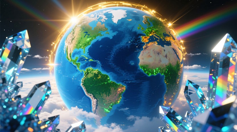 Free Crystallized Earth Transformation Image - Earth, Crystal ...