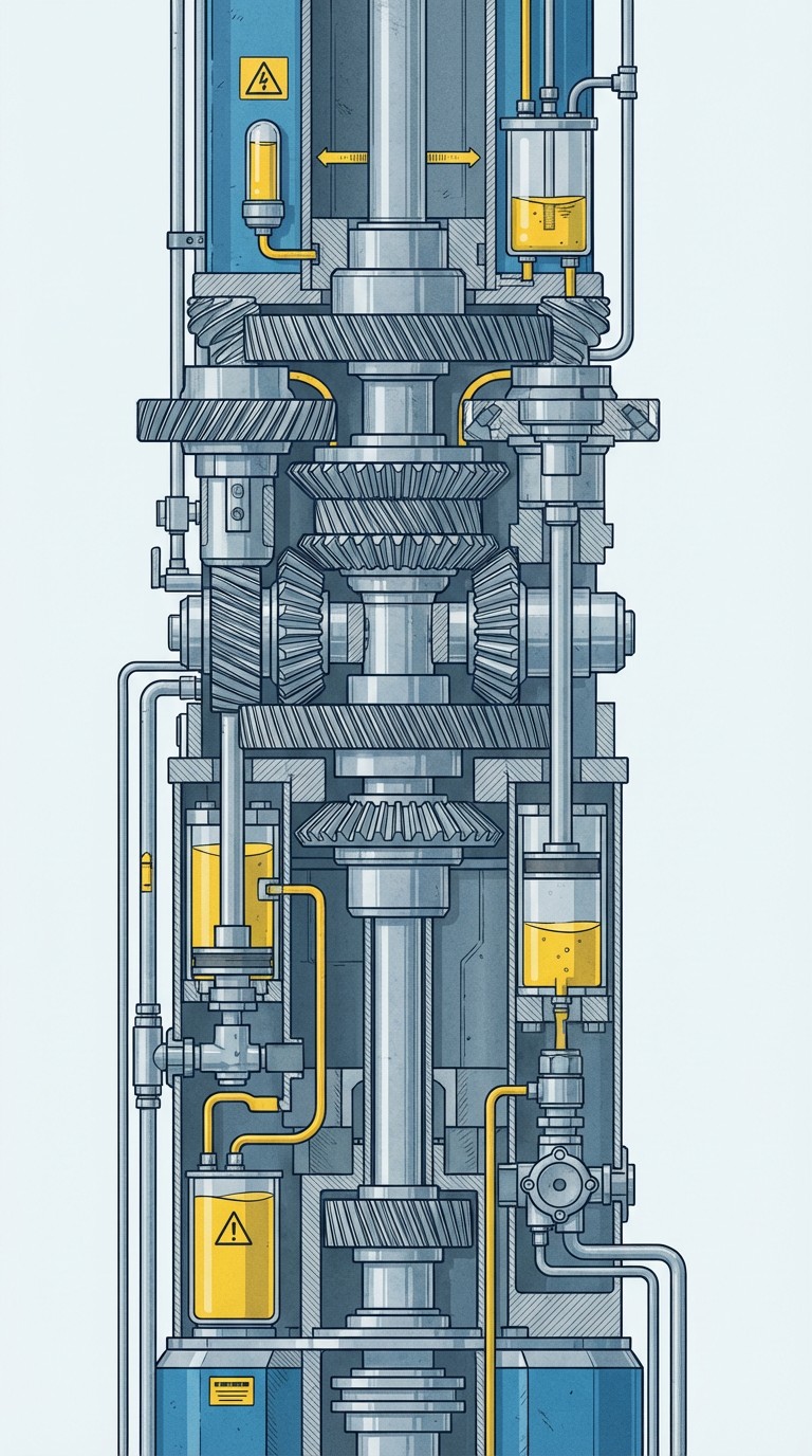 Cross Section Machine Part Free Precision Machinery Cross-Section Image - Machinery, Gears ...