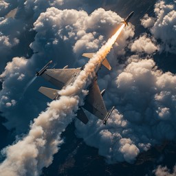 Rocket Fly Over Free Rocket Above Clouds Image - Rocket, Clouds, Sun | Download at ...