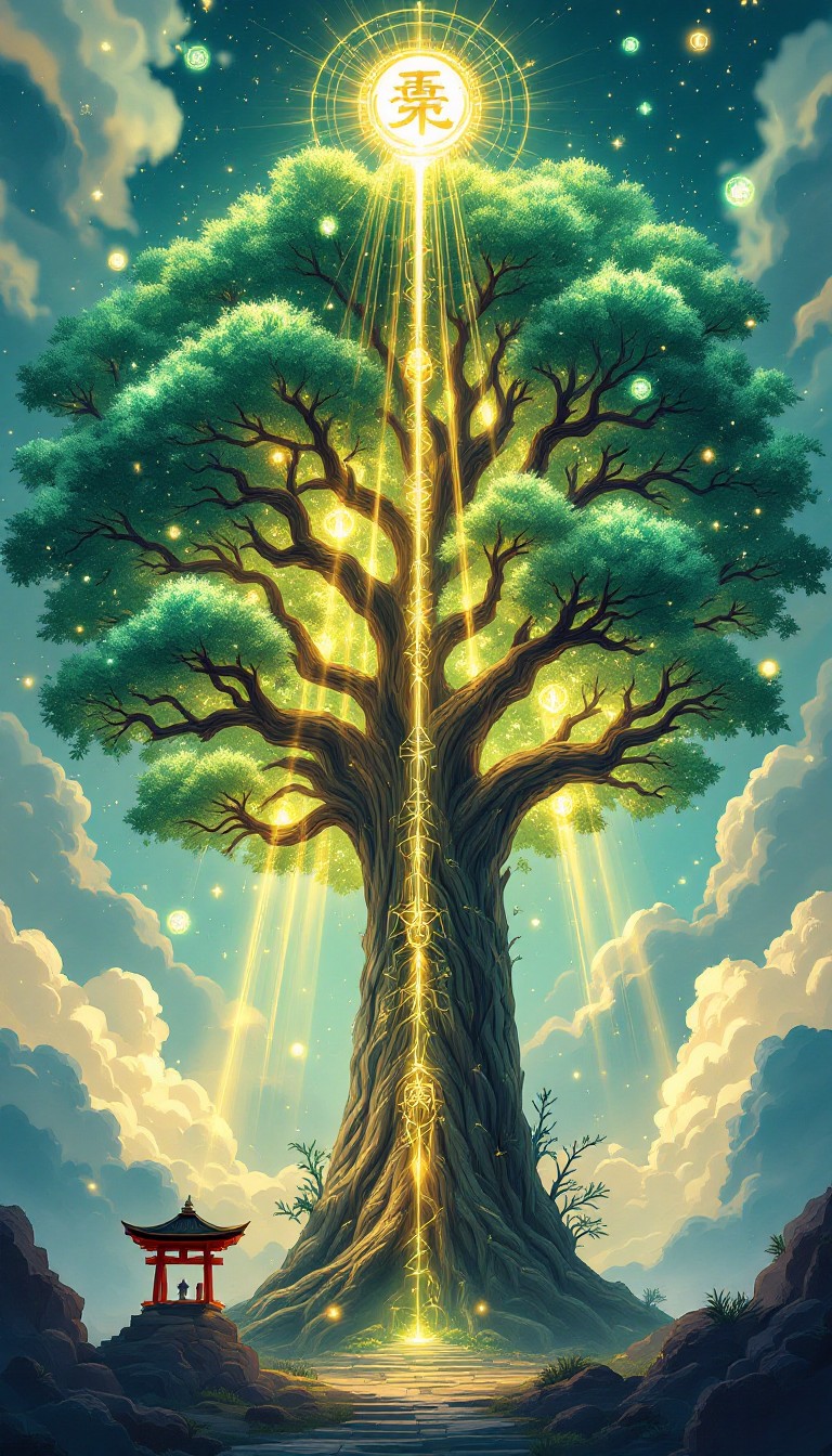 Free Divine Sacred Tree Image - Anime, Manga, Tree | Download at StockCake