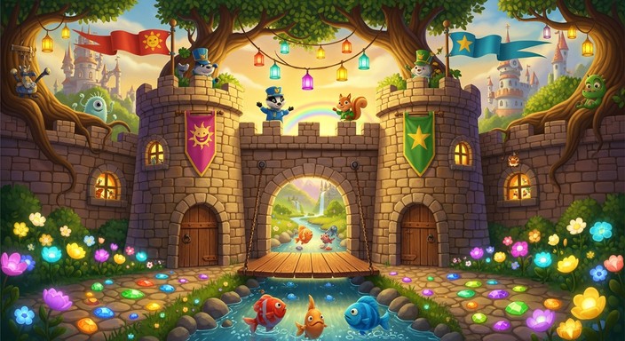 Enchanted Drawbridge Free Enchanted Kingdom Gate Image - Fantasy, Magical, Castle | Download ...