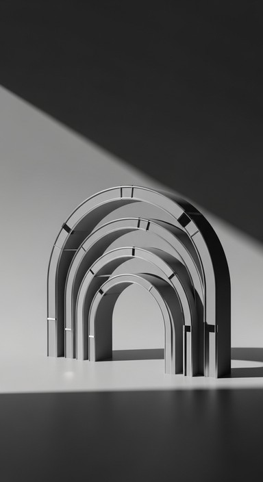 Free Architectural Red Arches Image - Illustration, Abstract, Geometric ...