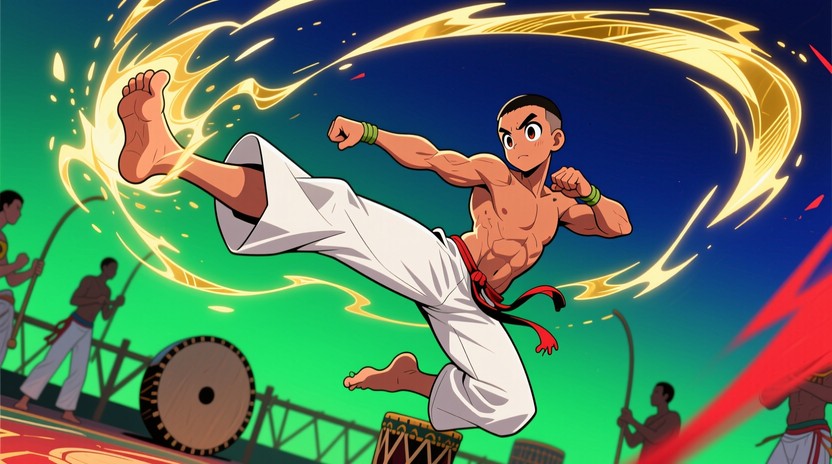 Kick Visuals Free Dynamic Capoeira Action Photo - Capoeira, Martial, Kick | Download ...