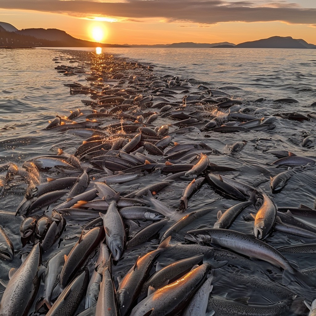 Free Fish Stranding Sunset Image - Sunset, Beach, Fish | Download at ...