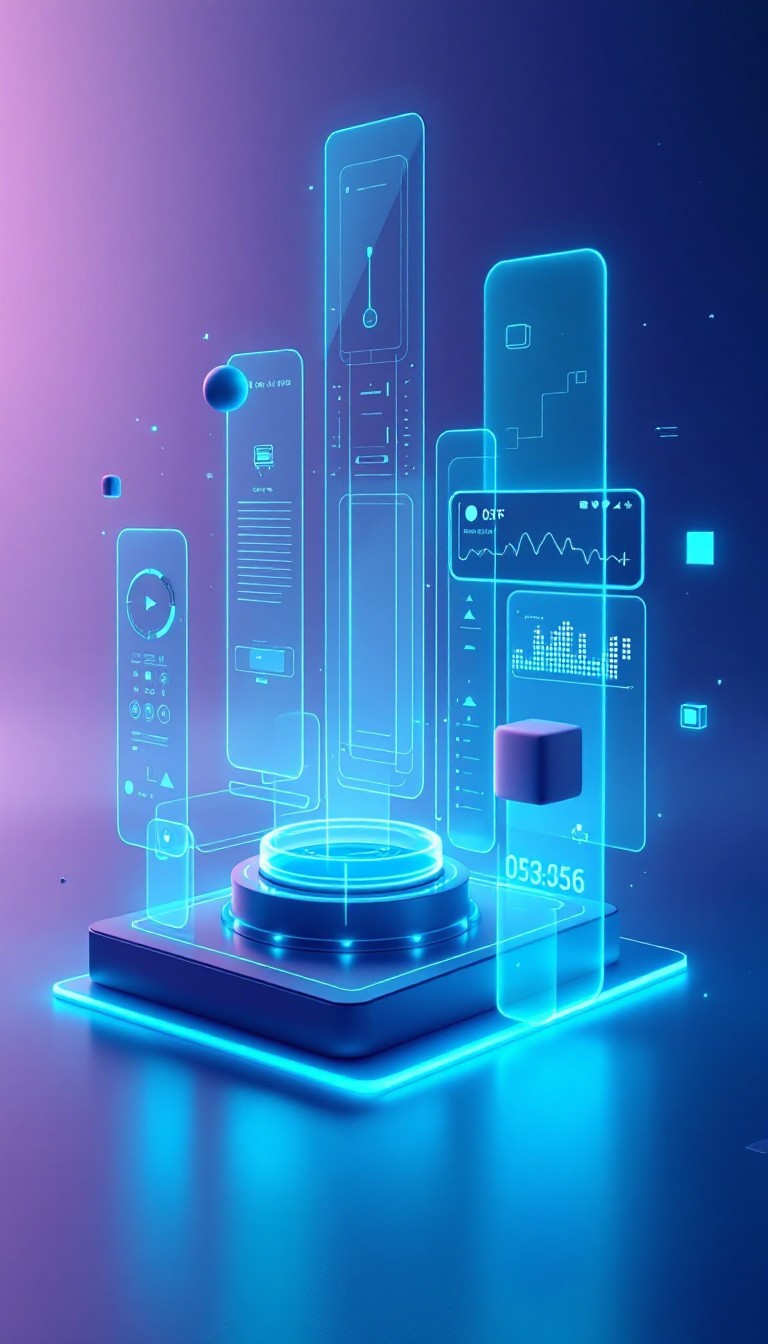 Free Holographic Future Interface Image - Holographic, Futuristic ...