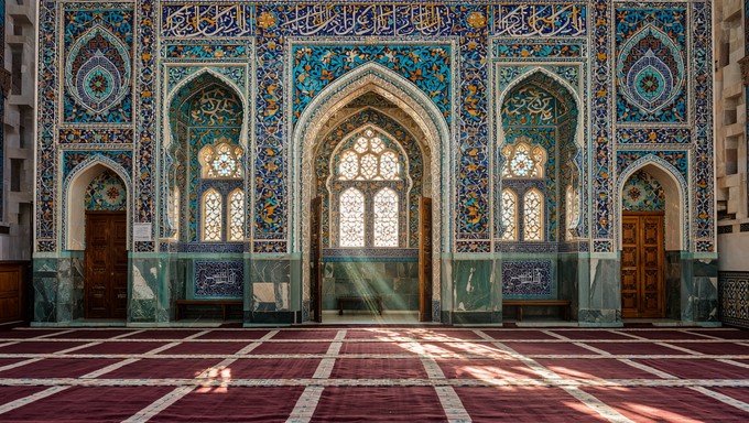 Free Islamic Geometric Elegance Image - Mosque, Islamic, Geometric ...
