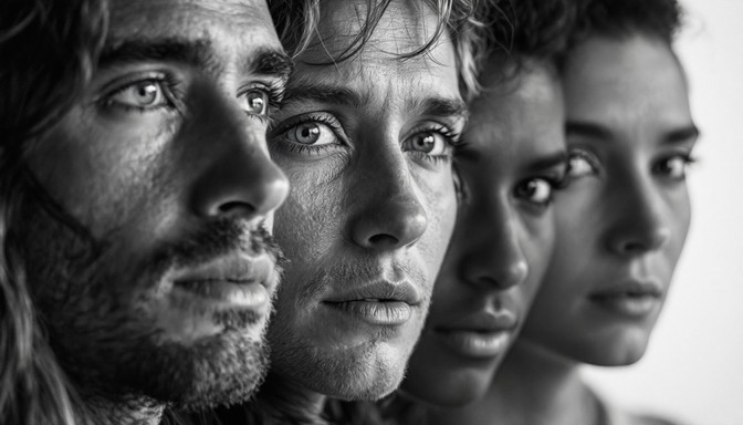 Free Authentic Human Connection Image - Portrait, Faces, Monochrome ...